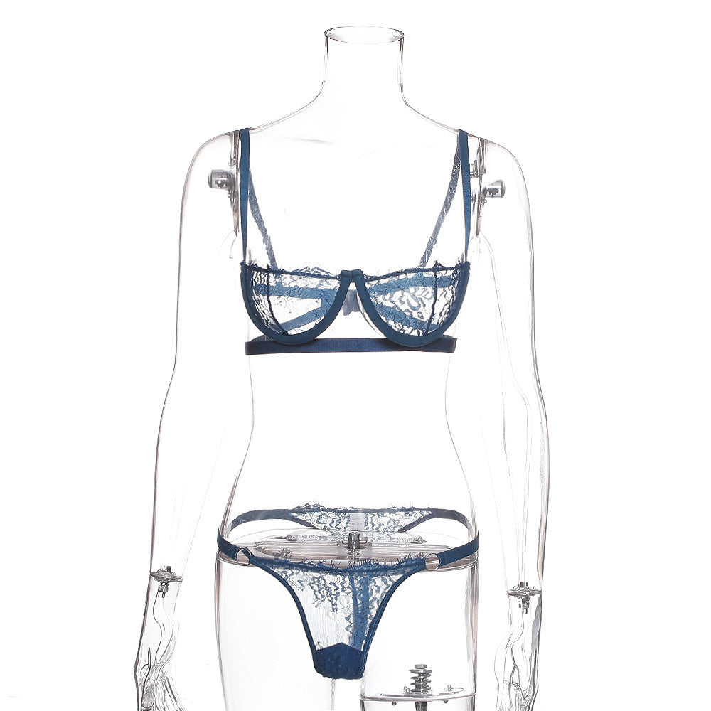 Wrapped Chest See-Through Underwear Sexy Suit