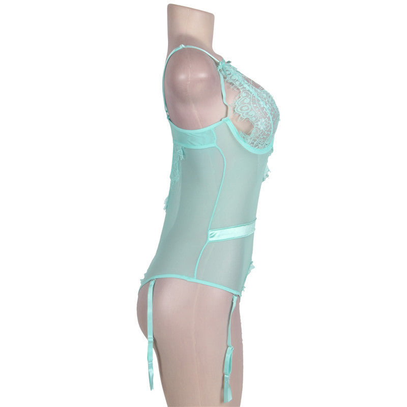 Garter lace sexy pajamas