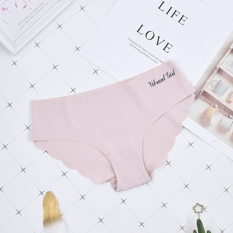Low Waist Women's Sexy Seamless Ice Silk Bottoms