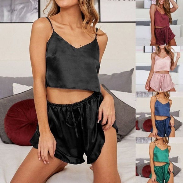 Women's New Silk Sling Suit