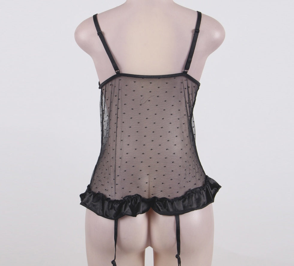 One Piece Bodysuit Tights Lace Cutout Sexy Lingerie Pajamas