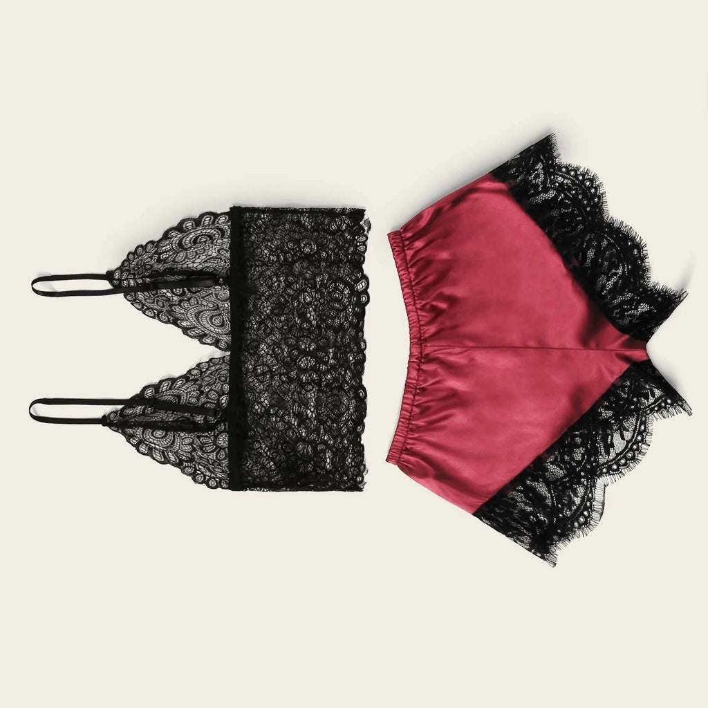 Lace pajamas home service