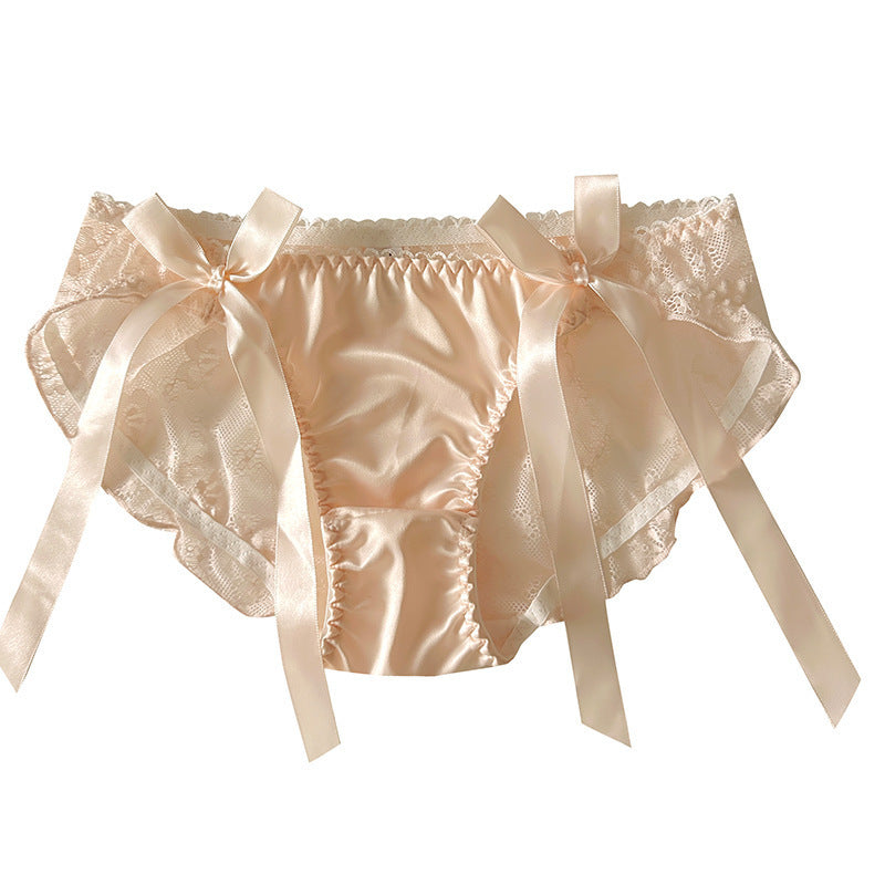 Japanese Pure Bow Low Waist Briefs