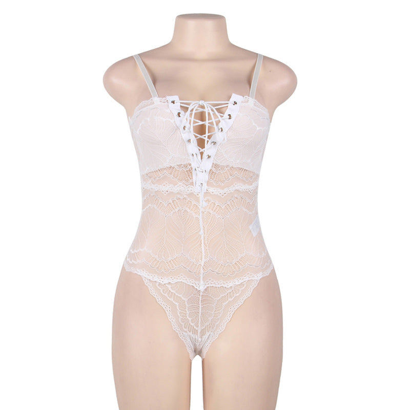 European And American New Sexy Lace One-piece Bottoming Shirt