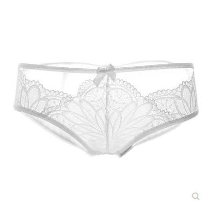 French Sexy Transparent Temptation Lace Women's Low-Rise Briefs