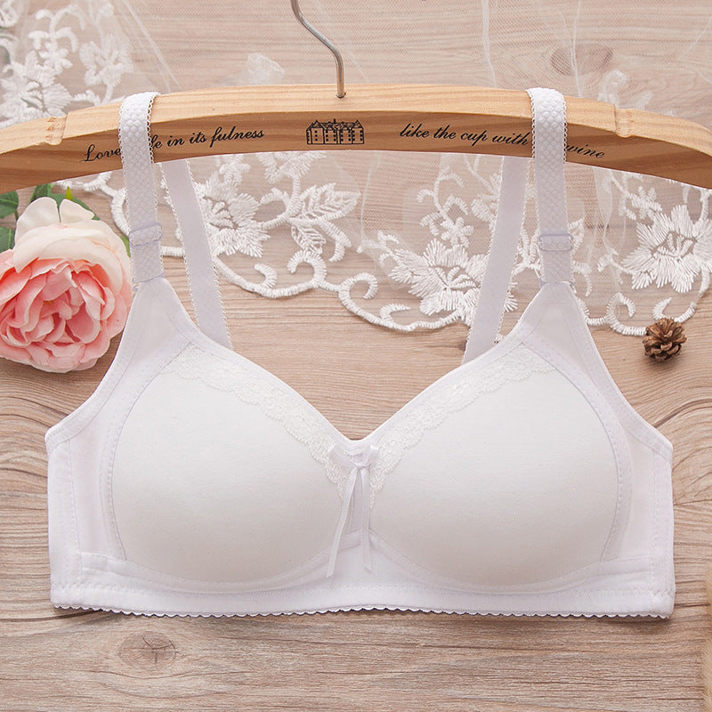 Thin Cotton No Steel Ring Small Chest Underwear