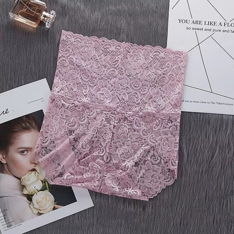 Sexy Seamless Lace Butt-Lifting Cotton Briefs