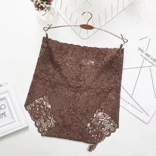 Sexy Seamless Lace Butt-Lifting Cotton Briefs