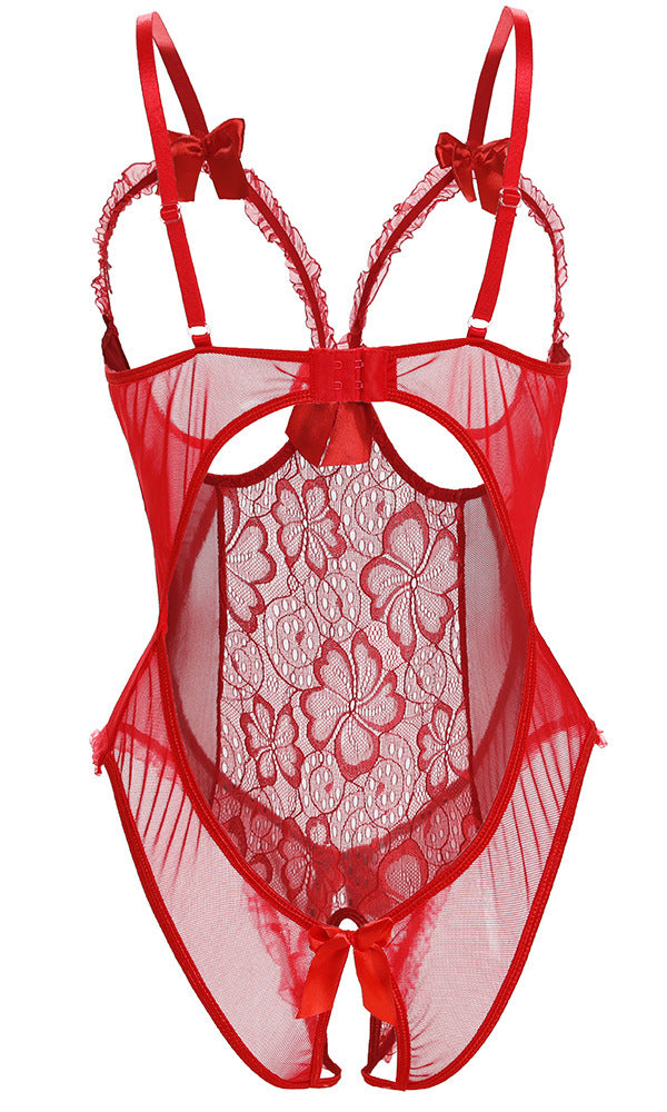 Explosive Style Sexy Underwear Sexy One-Piece Open File Women's Pajamas