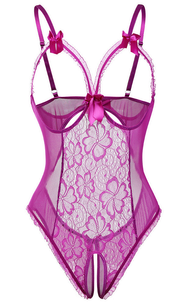 Explosive Style Sexy Underwear Sexy One-Piece Open File Women's Pajamas