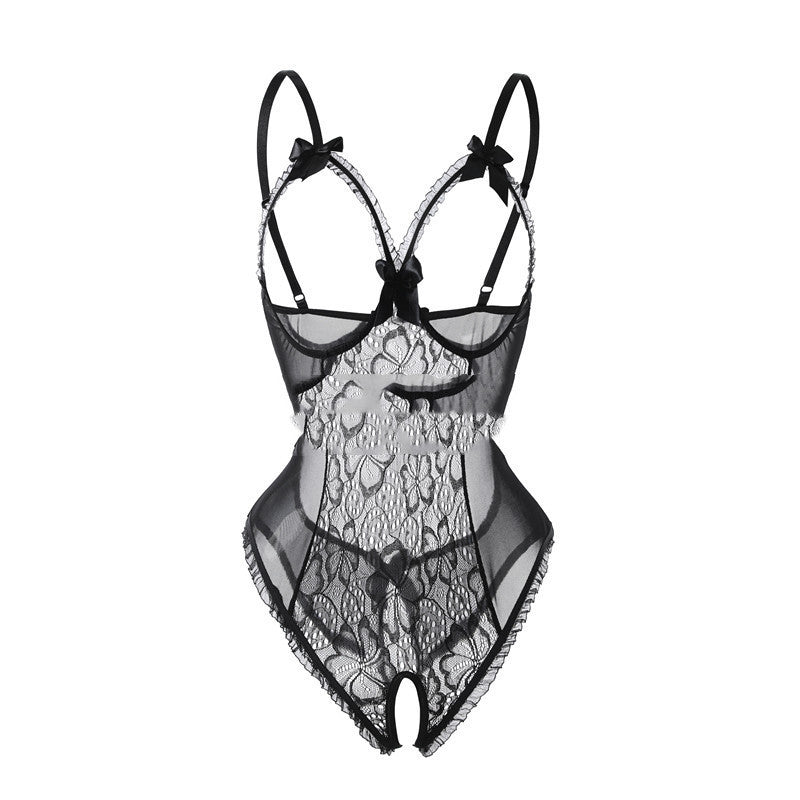 Explosive Style Sexy Underwear Sexy One-Piece Open File Women's Pajamas