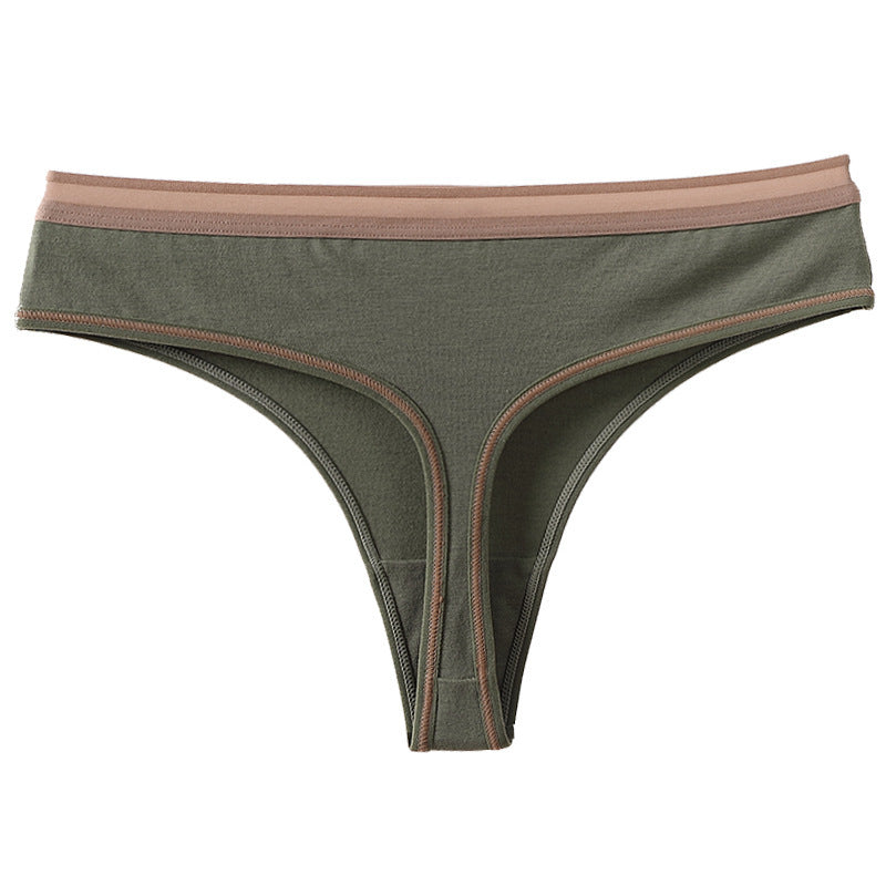 New Sexy Hot Temptation Underwear Women Pure cotton T Pants Mulberry Silk Plus Size Sports European And American Foreign Trade Women's Thong