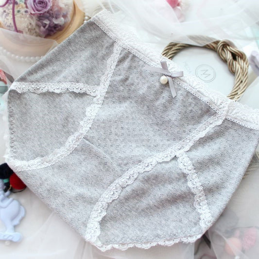 Plus Size Panties Women's Cotton Briefs Sexy Lace Kawaii Underwear Women Cotton Panties of Large Size with High Waist Female 7XL