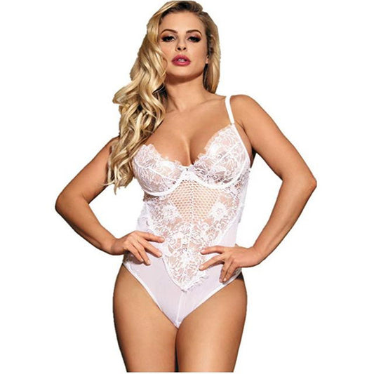 Lace One-Piece Sexy Hollow Eyelash Underwear