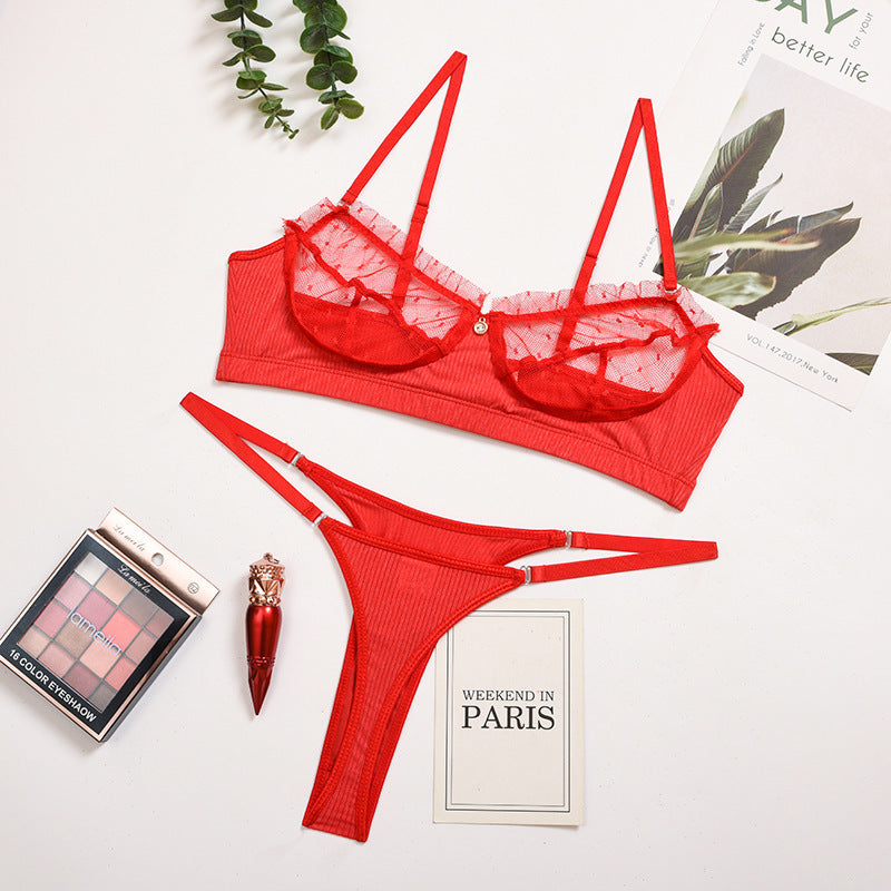 Lace Mesh Eyelashes Lace Sling Sexy Lingerie