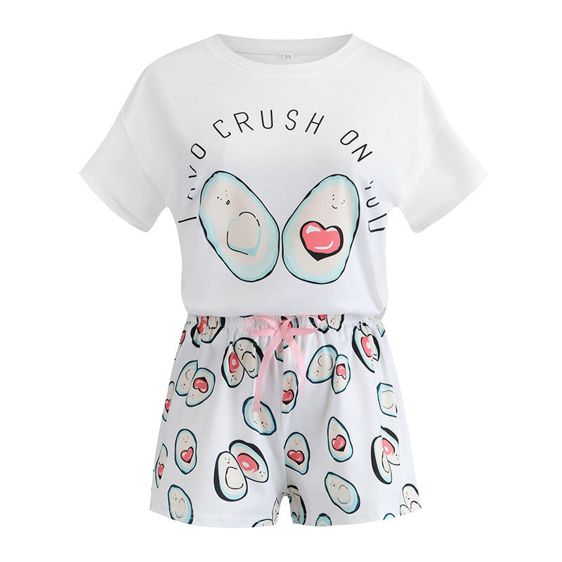 Fashion Trendy Pajamas Classic Explosive Digital Printing Suit