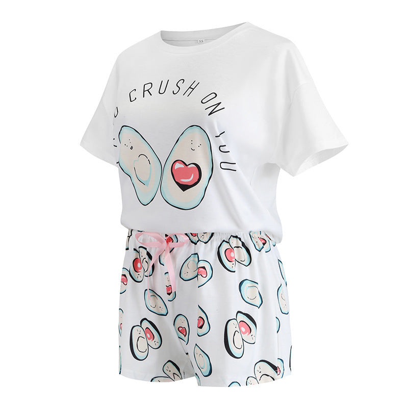 Fashion Trendy Pajamas Classic Explosive Digital Printing Suit