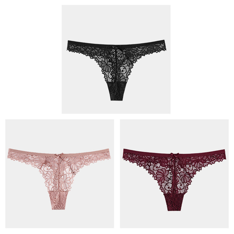 Hollow Transparent Temptation Ladies Thong