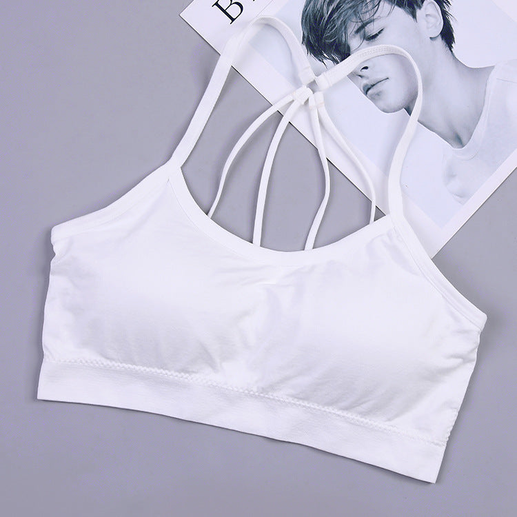 No Steel Ring Bra Wrap Chest Anti Glare Sports Underwear Women's Vest