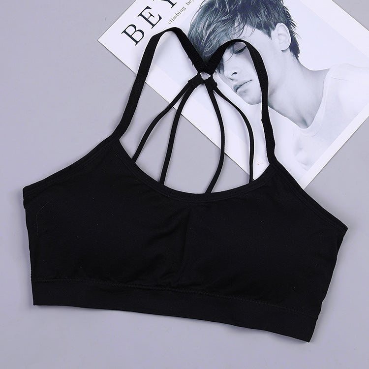 No Steel Ring Bra Wrap Chest Anti Glare Sports Underwear Women's Vest