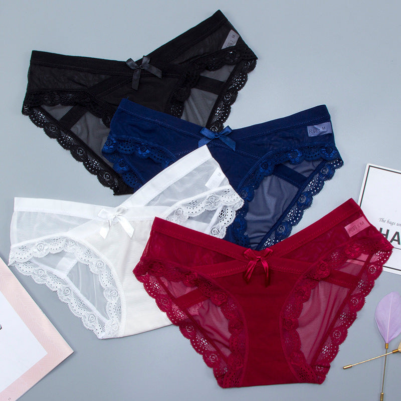 Pure Cotton Ice Silk Hip-Lift Breathable Low-Rise Briefs