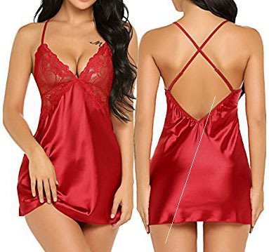 Ladies Lace Sling Pajamas