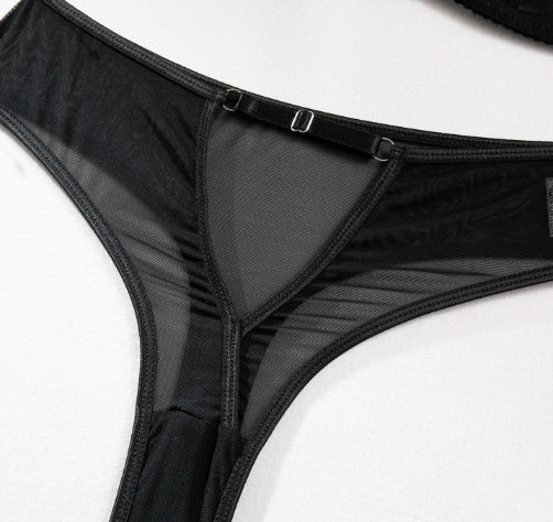 Underwear Mesh Two Piece Perspective Set