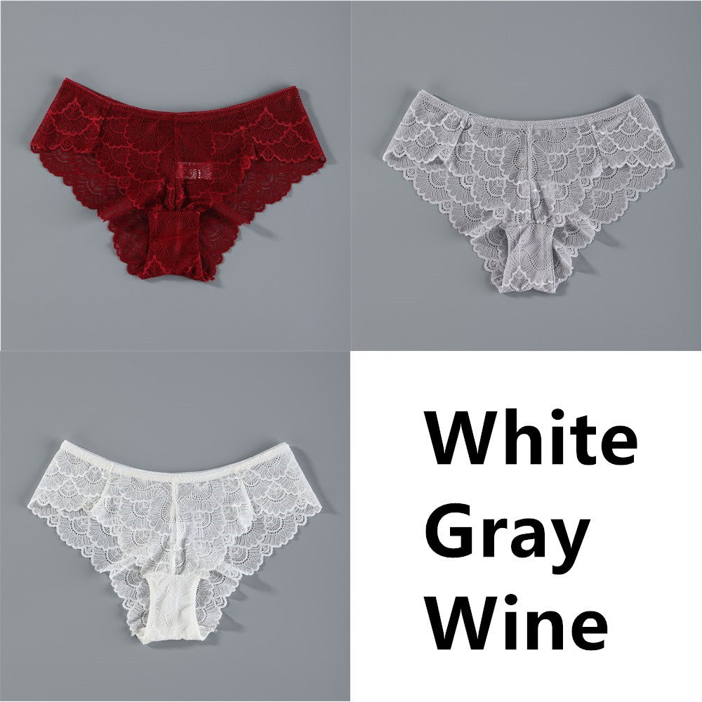 Transparent Sexy Seamless Briefs Mesh Ladies
