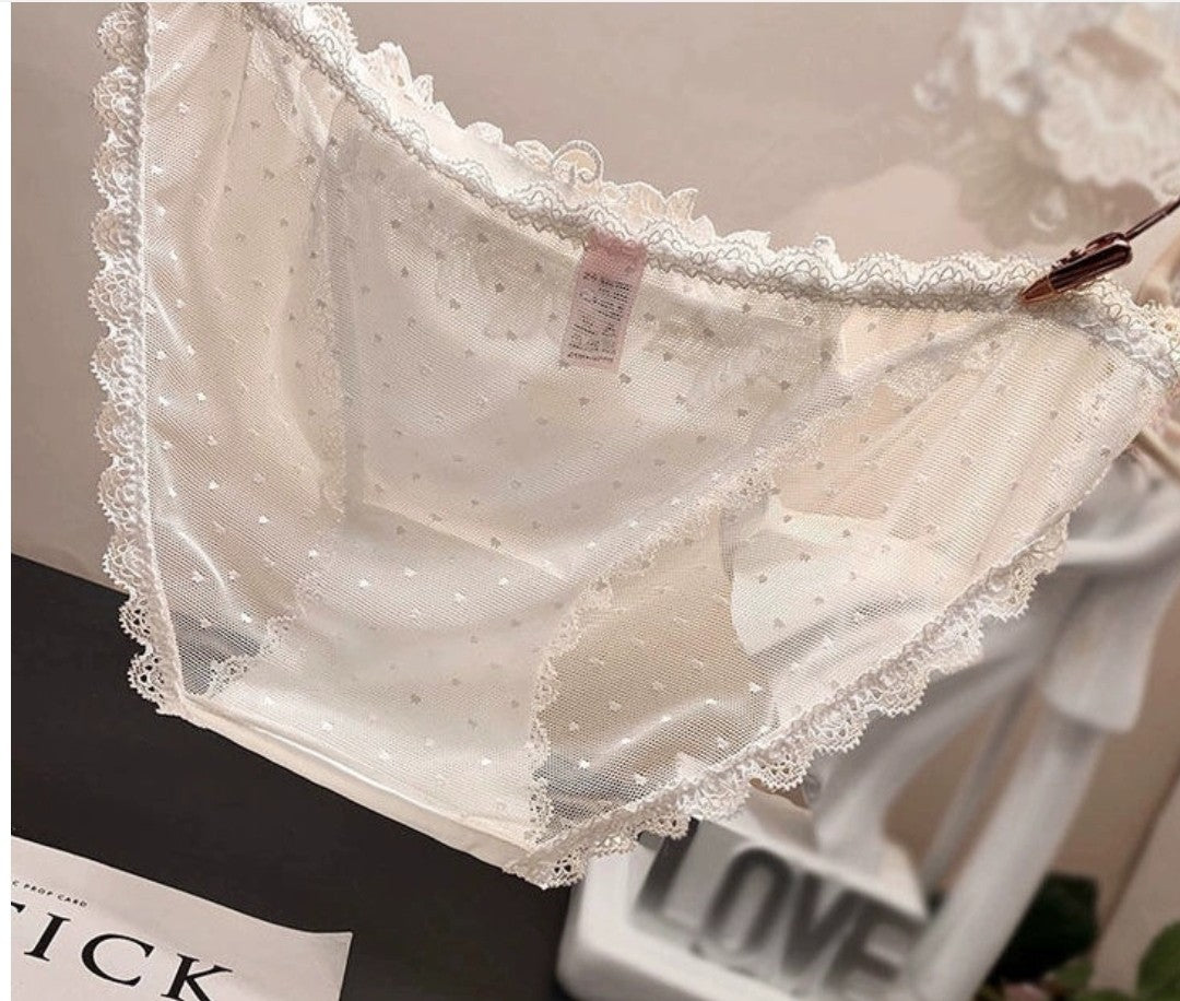 European And American Underwear Women's Mesh See-through Low Waist
