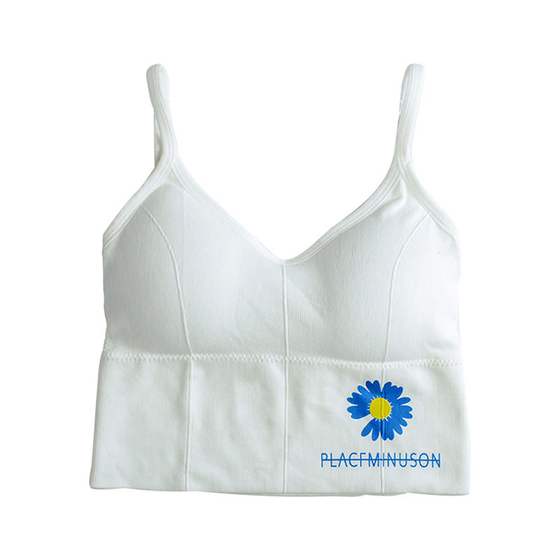 Ice silk beauty back strap underwear