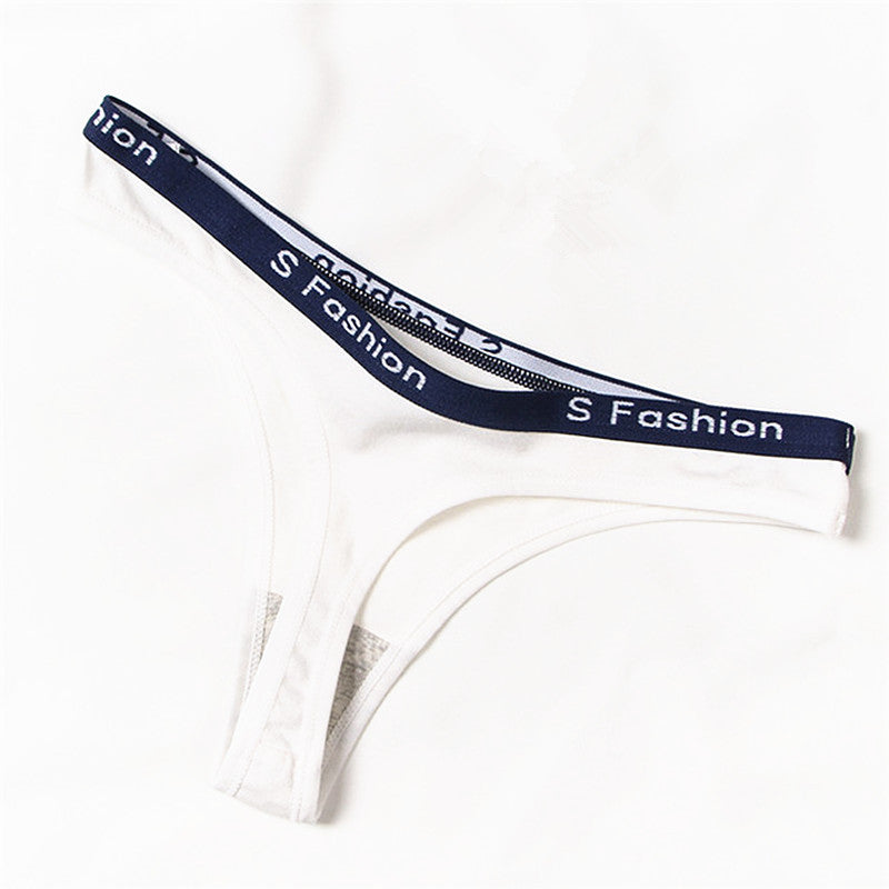 Solid Color Sexy Seamless Briefs Ladies Low Waist