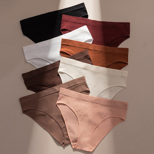 Women's Thread Breathable Purified Cotton Crotch Underwear Low Waist Plus Size Sheath