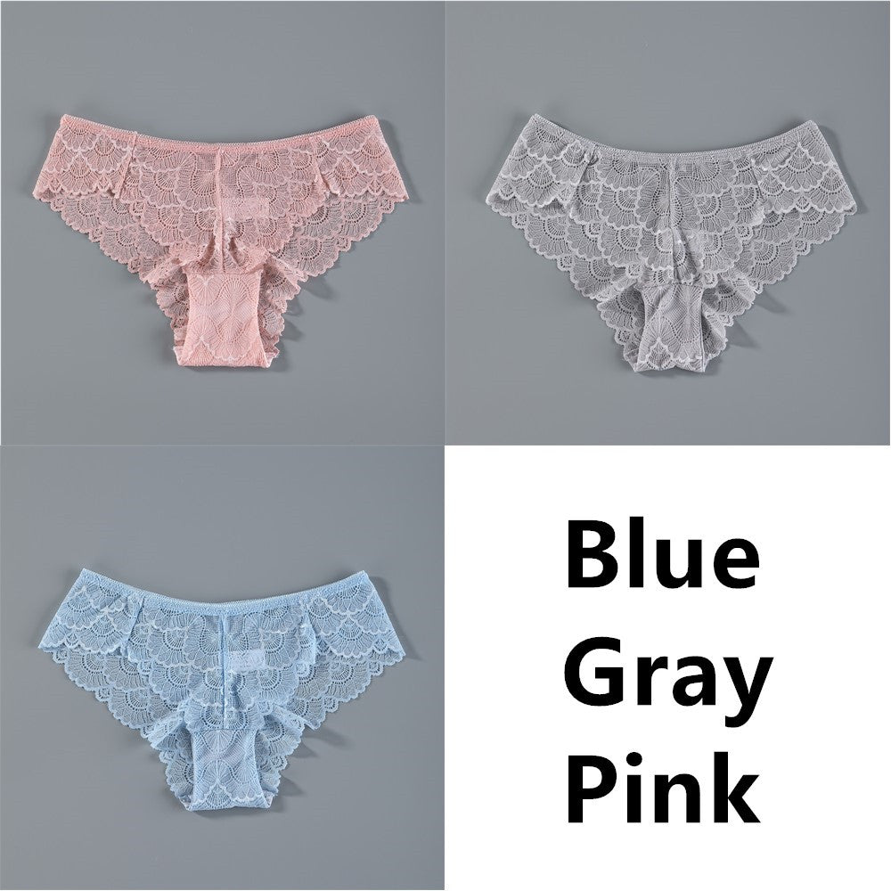 Transparent Sexy Seamless Briefs Mesh Ladies