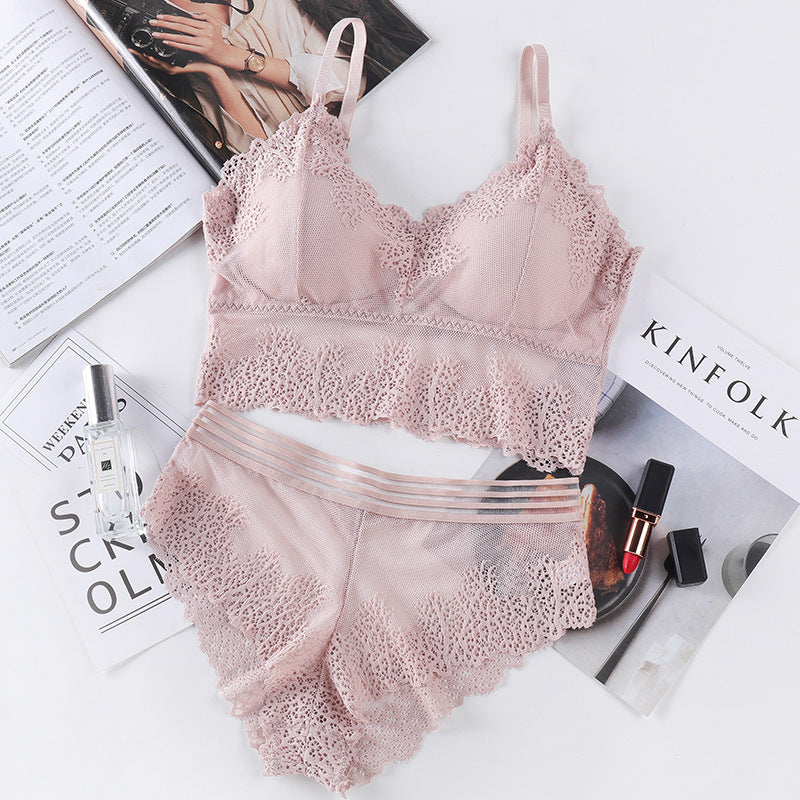 Sexy Tube Top Bottoming Underwear Lace Underwear Women's Suit