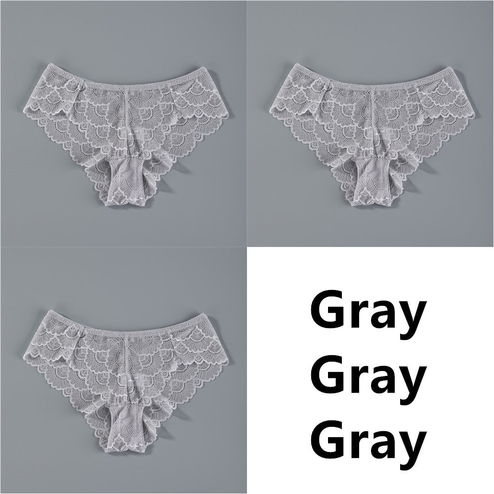 Transparent Sexy Seamless Briefs Mesh Ladies