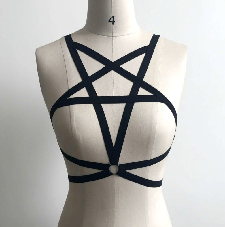 Five-pointed star strap underwear spot Europe and America spring and summer popular sexy underwear female