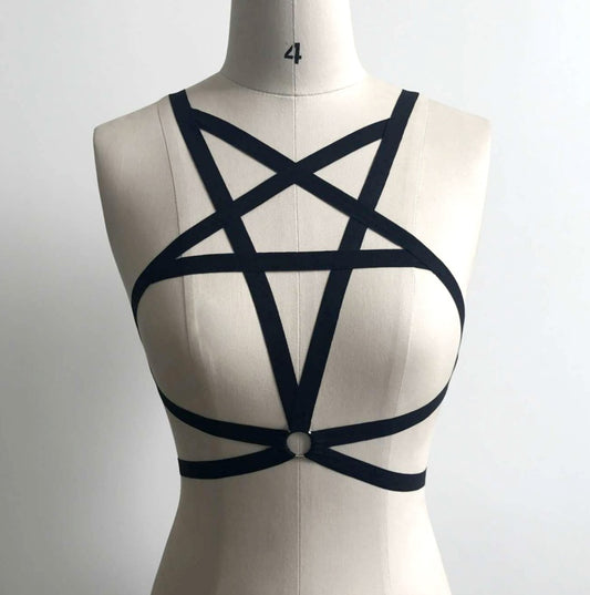 Five-pointed star strap underwear spot Europe and America spring and summer popular sexy underwear female