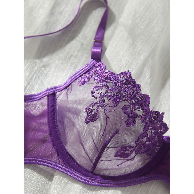 Women's Lace Suit Purple Bra