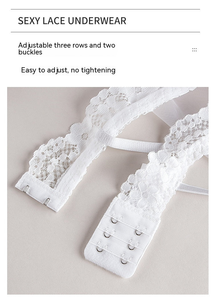 Lightweight Lace Bra Set Sexy Transparent Without Steel Ring