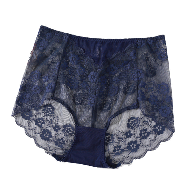Plus Size Lace Women's Transparent Abdomen Seamless Women's Underwear