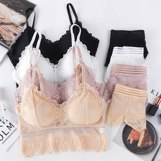 Sexy Tube Top Bottoming Underwear Lace Underwear Women's Suit