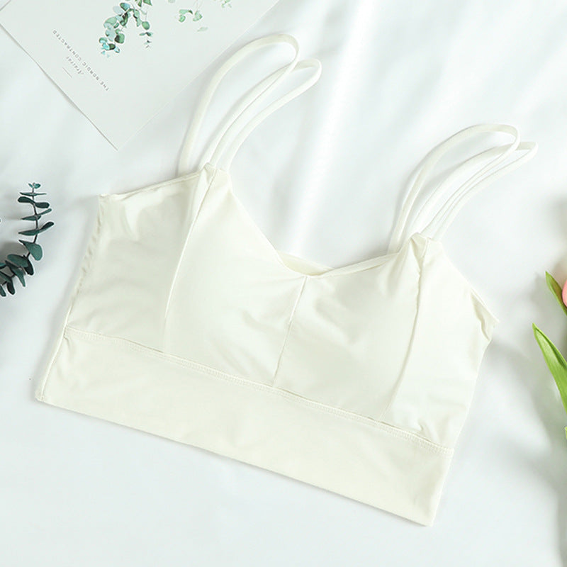 Ice silk beauty back strap underwear