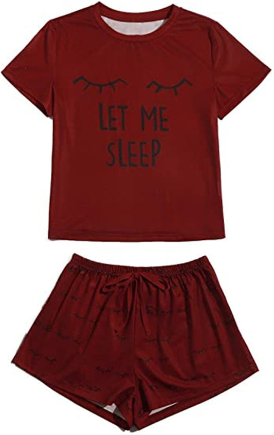 Women's Cat Fashion Printing Casual Pajamas Home Suit