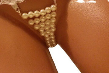 T-back Pearl Elastic Waist Chain