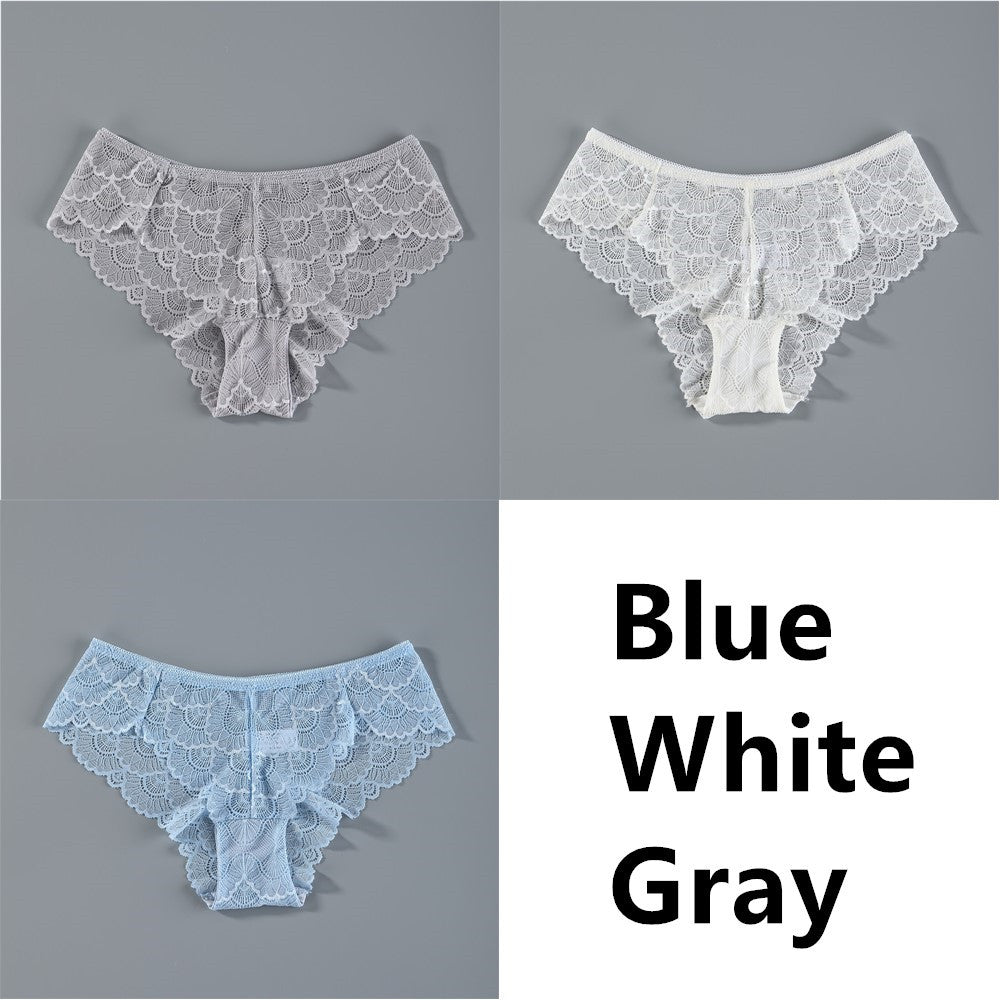 Transparent Sexy Seamless Briefs Mesh Ladies