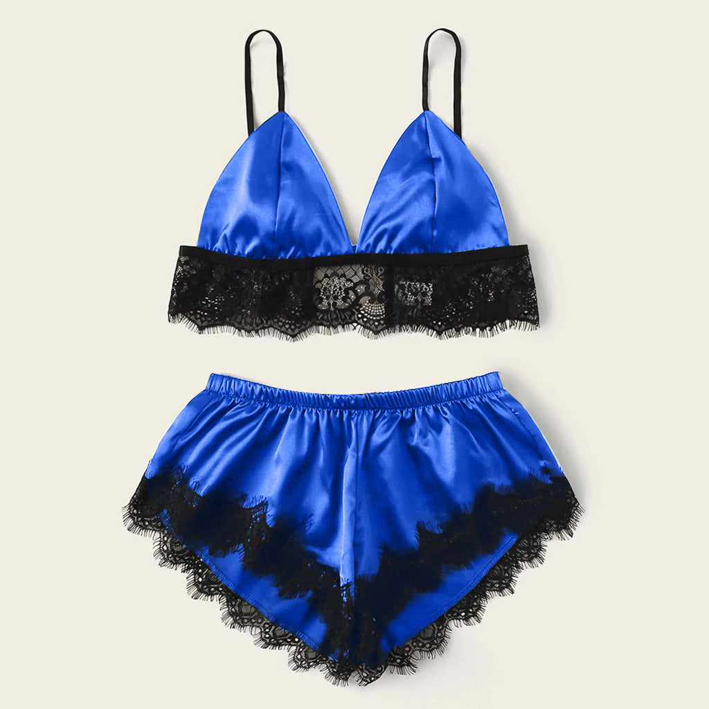 Pajamas Artificial Silk Home Wear Women's Underwear Nightdress