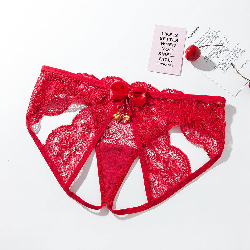 Women's Sexy Lace Black Temptation Bed Free Battle Robe Flirting Bell