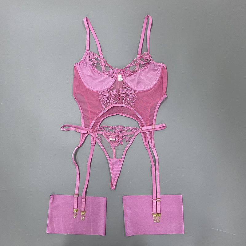 Europe And America Cute Fashion Embroidery Lace Tide Underwear