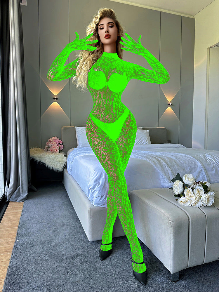 Sexy Underwear Long Sleeve One-piece Leggings
