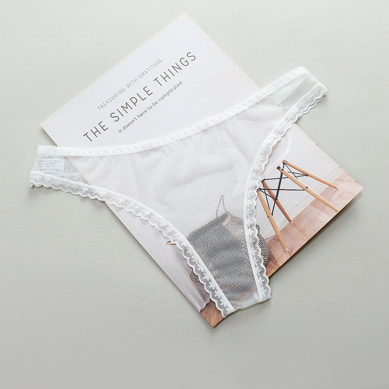 Ladies Fashion Full Transparent Panties T-Line